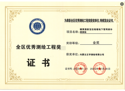2023年優(yōu)秀工程獎 單位